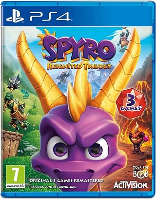 Spyro Reignited Trilogy (PS4) — обкладинка гри