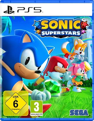 Sonic Superstars (PS5) — обкладинка гри