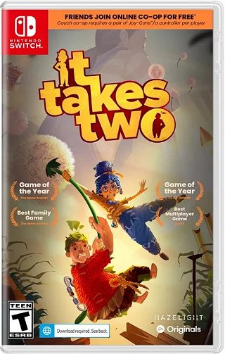It Takes Two (Switch) — обкладинка гри