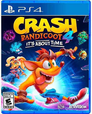 Crash Bandicoot 4: It’s About Time (PS4) — обкладинка гри